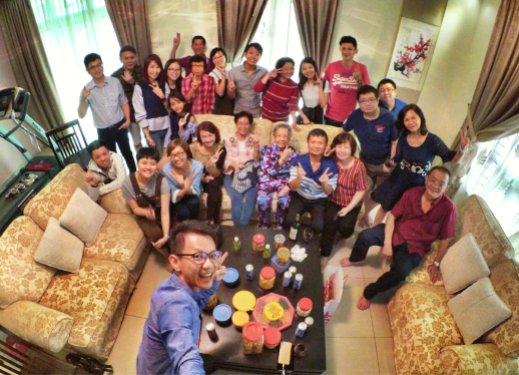 Raymond Ong Effye Ang Family Gathering at Melaka Malaysia Matthew Ong House Chinese New Year 2018 农历新春2018 家庭聚会 A005